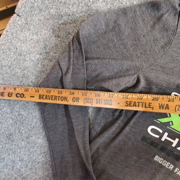 Seattle Seahawks Shirt Adult Womens Large 14/16 Gray Long-Sleeve NFL Superbowl - Picture 9 of 10